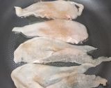 Foto del paso 1 de la receta: Trenza de hojaldre de pollo, bacon y queso