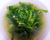 Hình bước làm 6 của món Canh cải cúc thịt băm