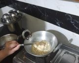 A picture of step 2 of Besan ka Halwa.