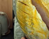 A picture of step 1 of Whole Pomfret Fish Fry.