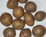 A picture of step 1 of Sapodilla Laddoo.