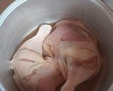 A picture of step 2 of Honey Roasted Chicken Thighs in Air Fryer.