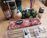 A picture of step 1 of Brussels Sprouts Kabobs.