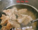Hình bước làm 4 của món Nui nấu xương heo