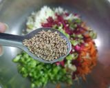 A picture of step 4 of Mix Veg. Chessy Paratha.