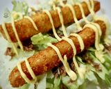 Foto del paso 4 de la receta: Taco de finger de pollo con salsa de mango y curry