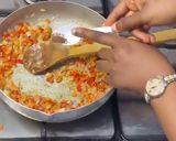A picture of step 2 of Title:Chicken pancake wrap.