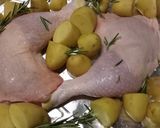 A picture of step 1 of Beer and rosemary chicken roast.