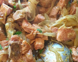 Foto del paso 3 de la receta: Chuletas de pavo encebolladas al mostaza