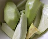 A picture of step 1 of Chayote with Wings.