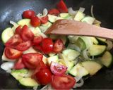 A picture of step 4 of 15 Minute Summer Vegetable Pasta.