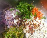 A picture of step 1 of Curd Paneer Open Sandwich.