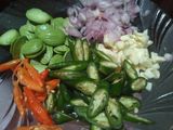 Tumis Putren Baso Petai