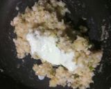 A picture of step 2 of Sabudana paratha.