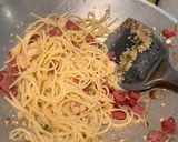 Foto langkah ke 3 dari resep Spagetti Aglio Olio for Kids.