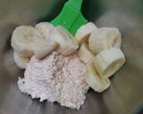 รูปขั้นตอนการทำที่ 2 ของ Overnight Oat Banana Pancake