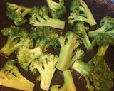 A picture of step 3 of Broccoli Rice.