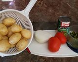 Foto del paso 6 de la receta: Papas blancas con rajas de poblano y granos de elote