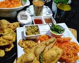 A picture of step 7 of Fafda (gujrati snacks).