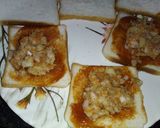 A picture of step 1 of Pavbhaji masala bread sandwich pizza.