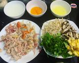 Hình bước làm 2 của món Súp vi cá thịt cua