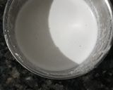 A picture of step 3 of Almond milk.