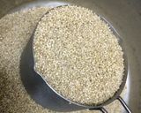 A picture of step 1 of Samai Idli / little millet idli.
