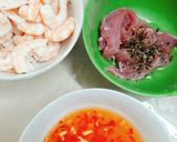 Hình bước làm 1 của món Gỏi rau má tôm thịt