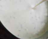 A picture of step 2 of Malpua with milk powder.