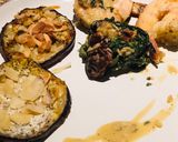 Foto del paso 3 de la receta: Gamberi alla Toscana, e Melanzanna alla formage di capra e mandorle - Langostinos a la Toscana