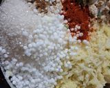 A picture of step 1 of Sabudana Vada.