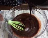 Foto langkah ke 4 dari resep Brownies Fudgy & Shiny Crust | tanpa mixer hanya 2 telur.