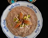 A picture of step 5 of Chikoo kheer.
