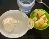 Foto langkah ke 1 dari resep Cemilan MPASI 7 Bulan: Bubur Sumsum Kuah Apel.