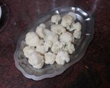 Foto del paso 1 de la receta: Coliflor rebozada con salchichas y mojo de pimiento