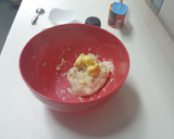 A picture of step 1 of Leopard print Bread.