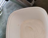 A picture of step 3 of Ice cream 🤩😍.