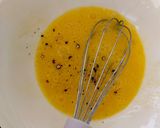 A picture of step 1 of My Eggy Bread with a little Grated Cheese, Quick and Easy too 😘.