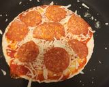 A picture of step 5 of Pizzadillas.