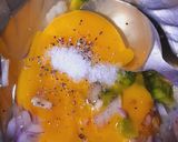 A picture of step 1 of Egg Omelette Korma.
