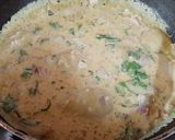A picture of step 3 of Besan Chilla.
