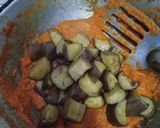 Foto langkah ke 4 dari resep Udang Terong Sambel Daun Jeruk.