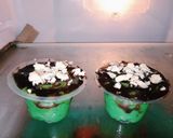 Foto langkah ke 5 dari resep Fla Lumer SusuCoklat Keju.