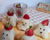 Foto langkah ke 9 dari resep Cute Ghost Mochi dengan Homemade Pasta Kacang Merah.