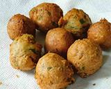 A picture of step 6 of Vegetable Bonda  (deep fried veggetable balls).