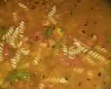 A picture of step 4 of Masala pasta.
