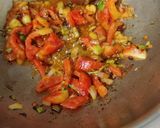 A picture of step 5 of Vegetable kolhapuri.