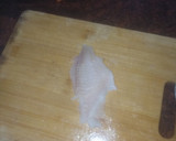 Foto del paso 1 de la receta: Popietas de tilapia rellenos de pimiento del piquillo en salsa