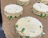 A picture of step 4 of Cheese and wild garlic scones.