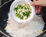 A picture of step 2 of Eggs Fried Rice.